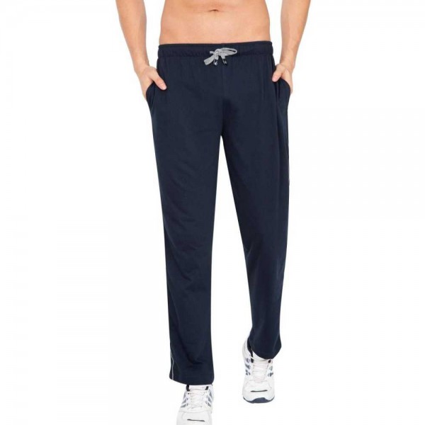 Jockey Solid Men Blue Track Pants