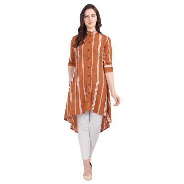 Serein Striped Women Tunic