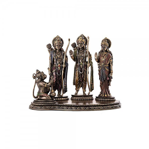 Hand Carved Ram Darbar Idol Antique Finish